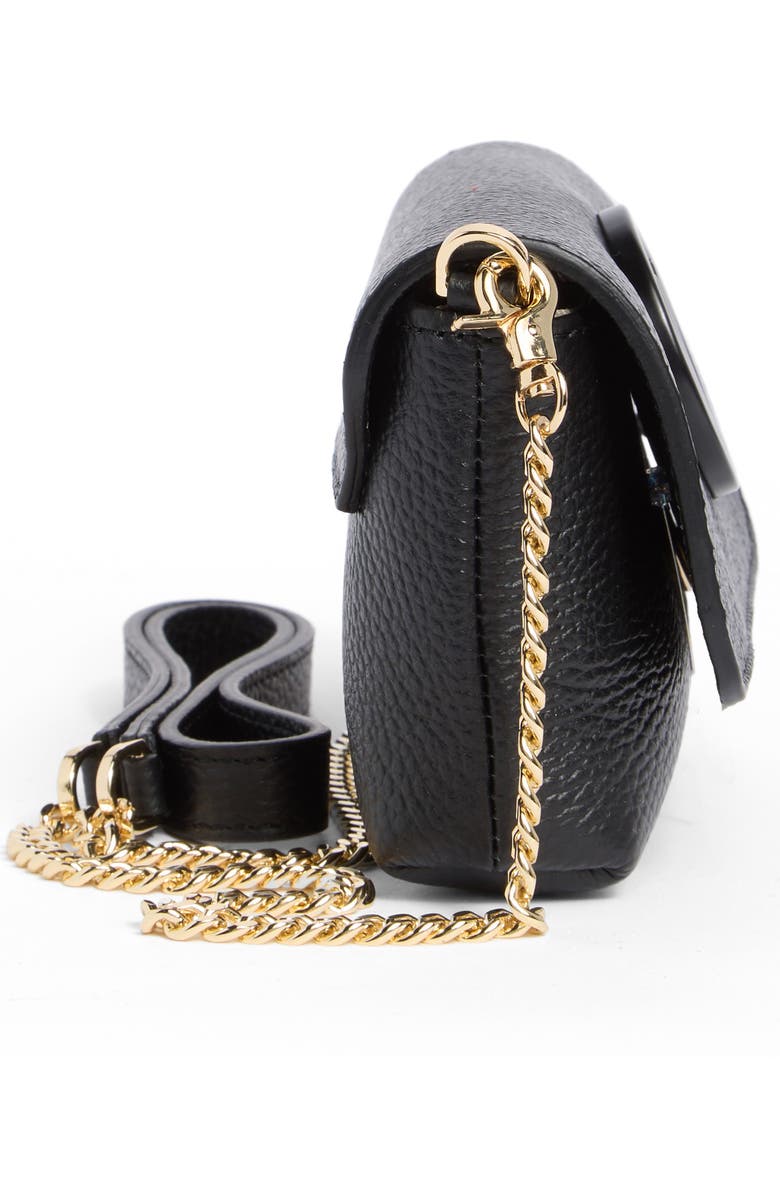 VALENTINO BY MARIO VALENTINO Lilou Dollaro Crossbody Bag, Alternate, color, Black