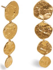 Monica Vinader Capri Disc Cocktail Drop Earrings