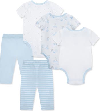 Snuggly 5-Piece Assorted Bodysuits & Leggings Set