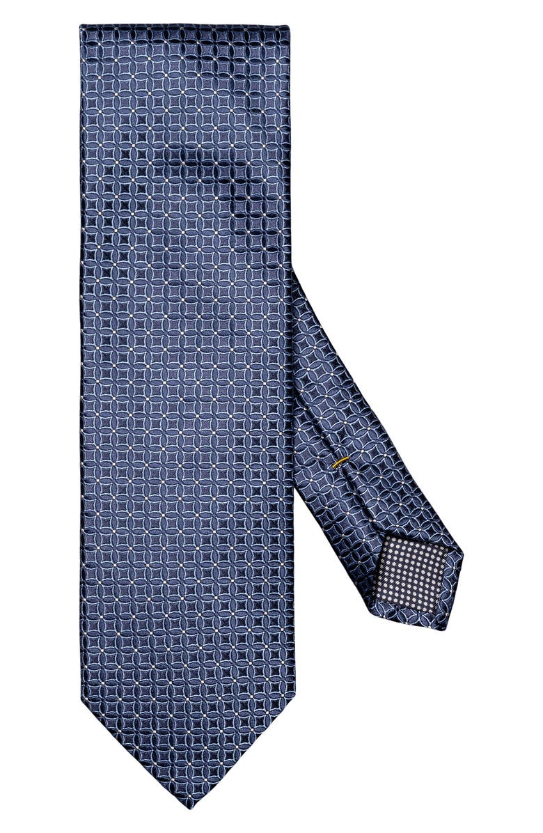 Eton Diamond Jacquard Silk Tie, Main, color, 