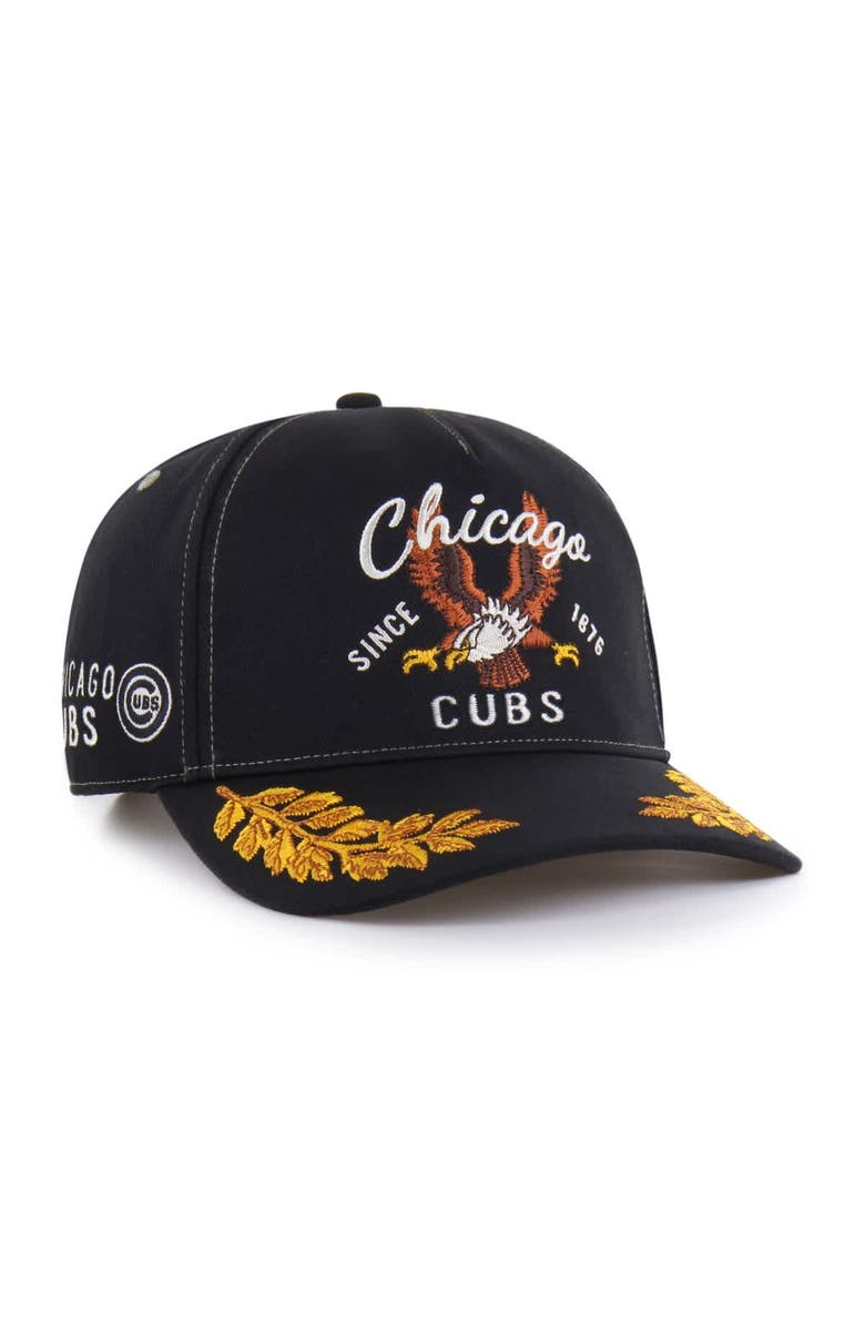 '47 Men's '47  Black Chicago Cubs Keepsake Collection Adjustable Hitch Hat, Main, color, Black