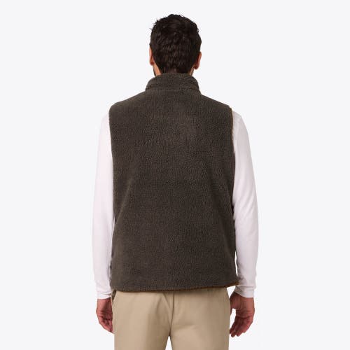 Mobile Warming Ranch Heated High-pile Fleece Vest In Brown