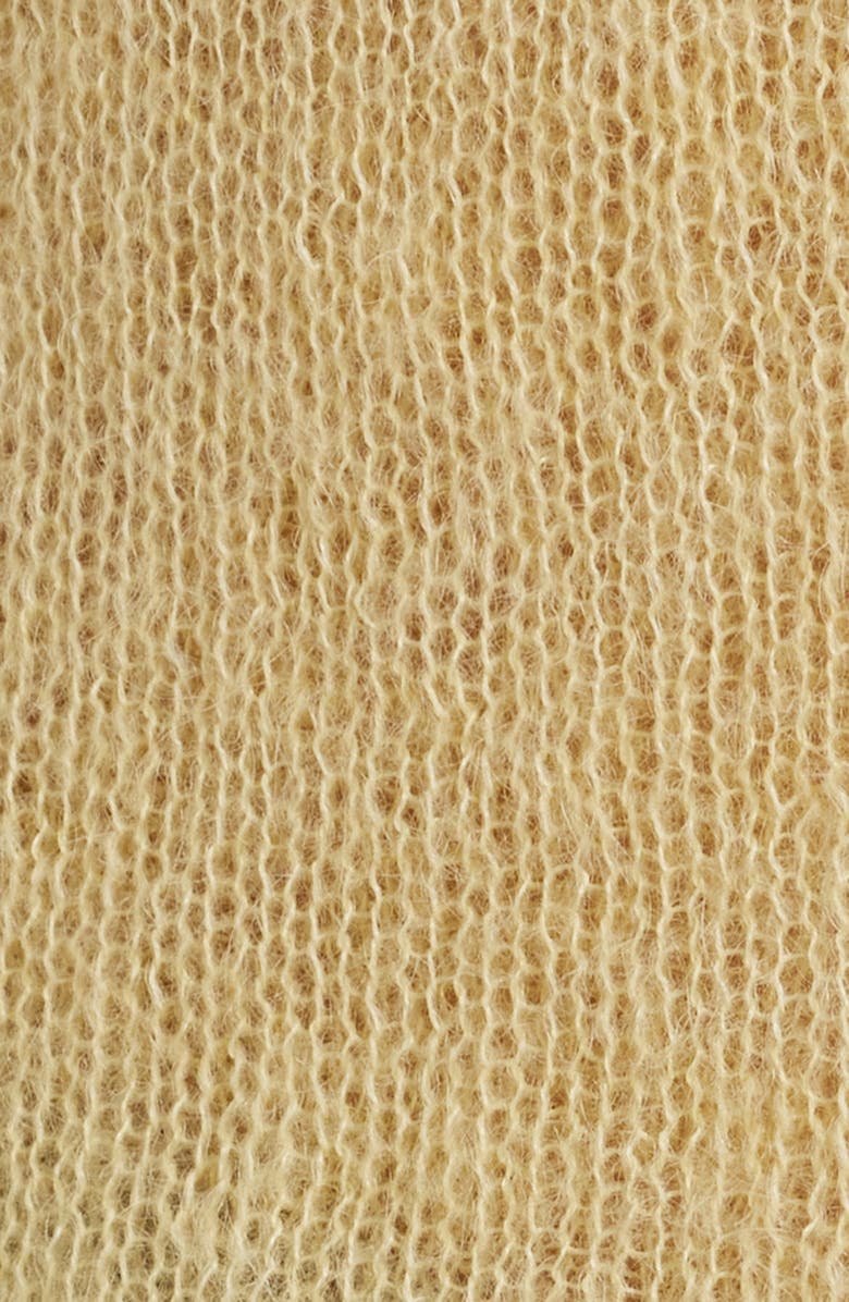 rag & bone Leva Zip Cardigan, Alternate, color, Butter