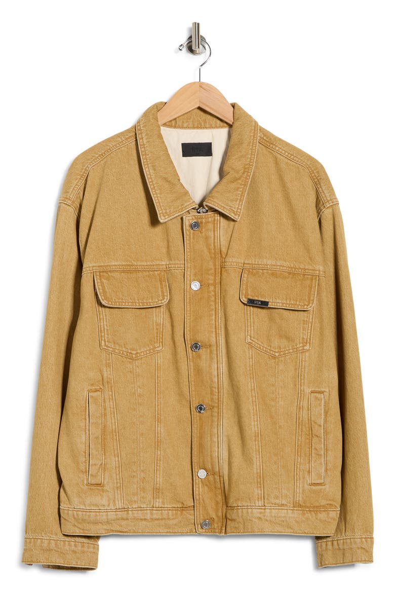 Danny Denim Trucker Jacket, Alternate, color, VINTAGE KHAKI