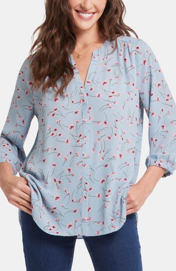 Nydj Plus Size Pintuck Blouse