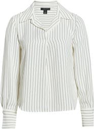Halogen® V-Neck Collared Shirt