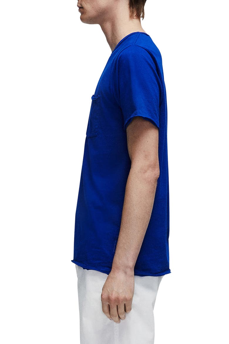 Miles Organic Cotton Pocket T-Shirt, Alternate, color, MID BLUE