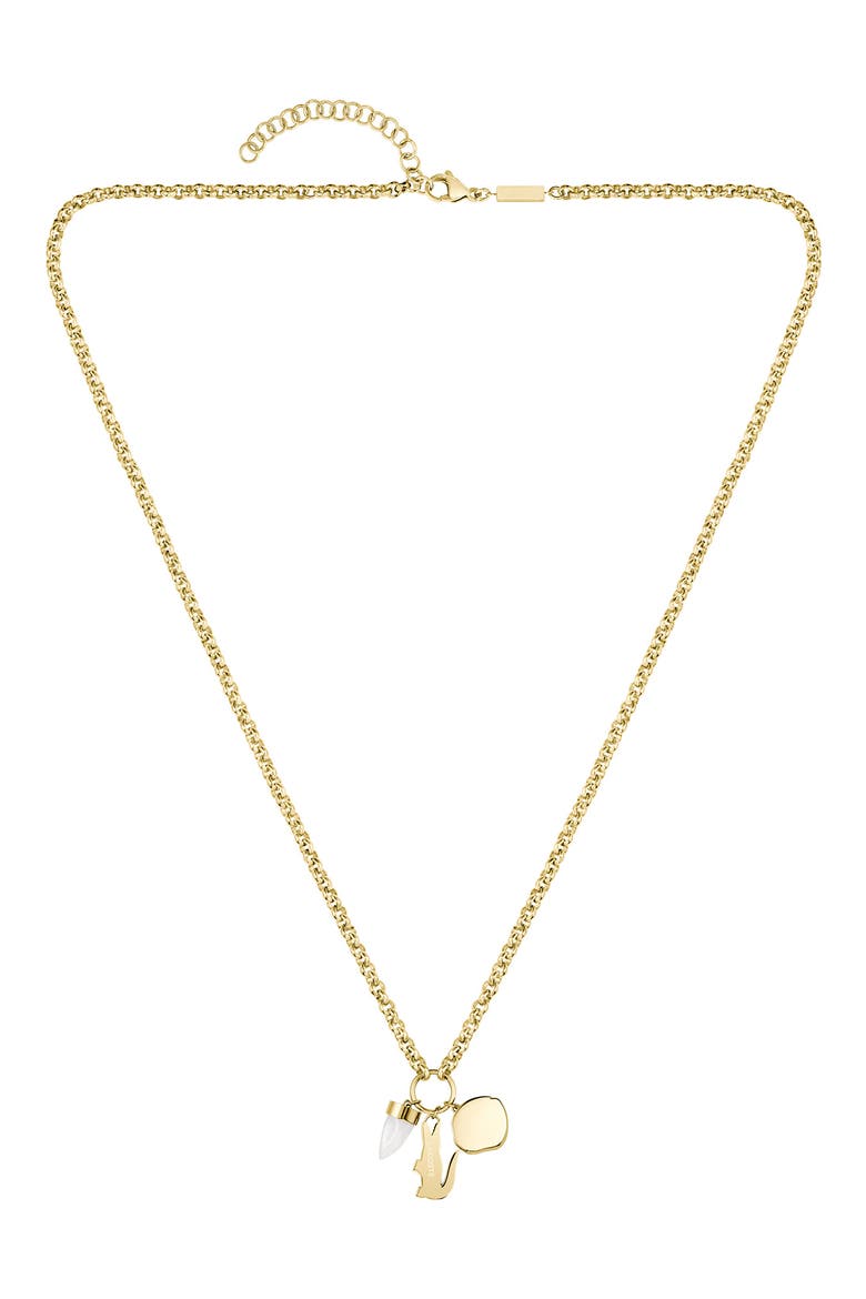 Men's Umpire Pendant Necklace, Alternate, color, GOLD