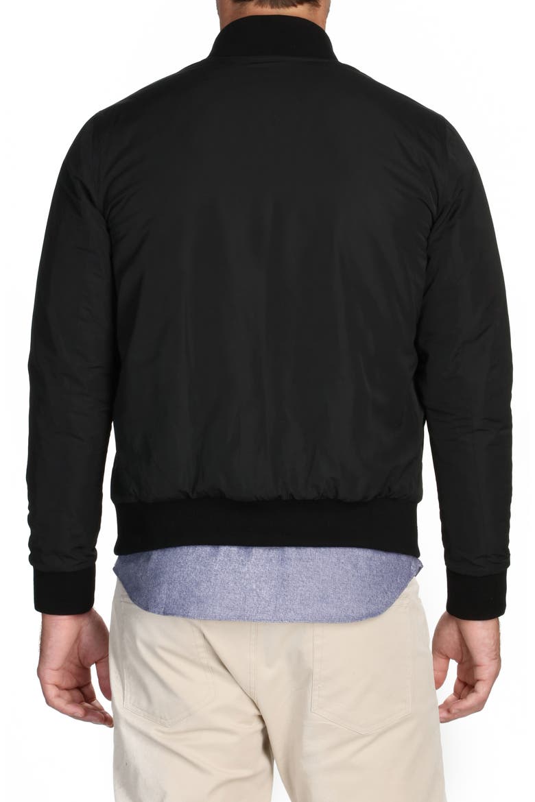 Mitchell Water Resistant Reversible Jacket, Alternate, color, BLACK/ BLACK