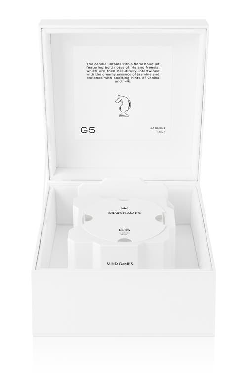 Mind Games G5 White Knight Jasmine Milk Luxury Candle, 10 Oz. In No Color