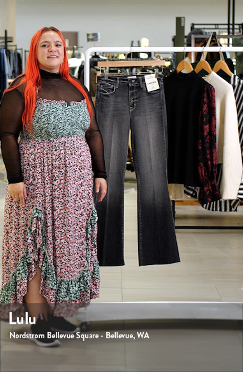 Sera Raw Hem Flare Leg Jeans, sales video thumbnail