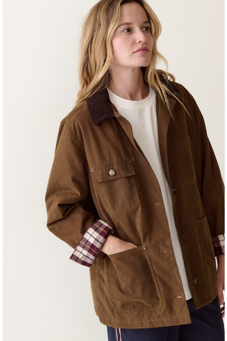 Riley Barn Jacket, Alternate, color, BRONZE
