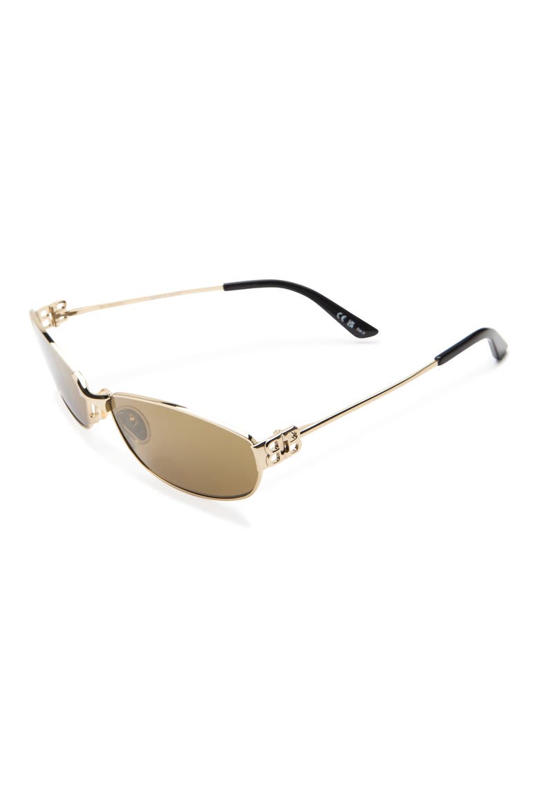 Gender Inclusive 62mm Square Sunglasses, Alternate, color, GOLD GOLD BRONZE