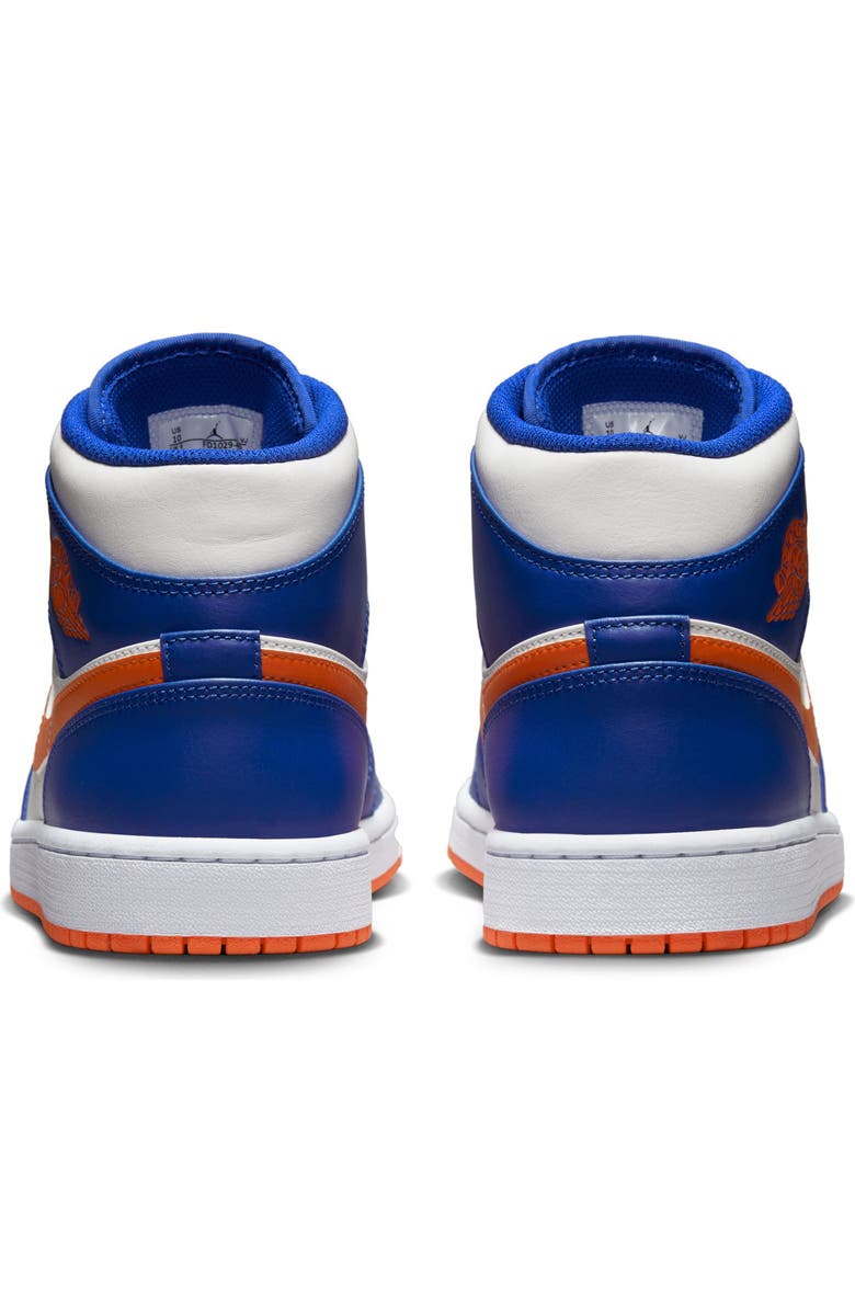 Jordan Air Jordan 1 Mid Sneaker, Alternate, color, Game Royal/ Orange/ White
