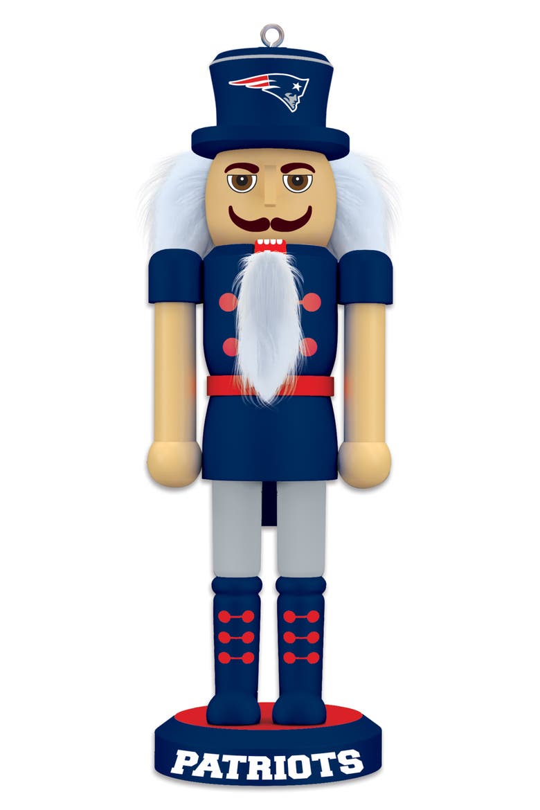 New England Patriots Keepsake Nutcracker, Main, color, Multicolor