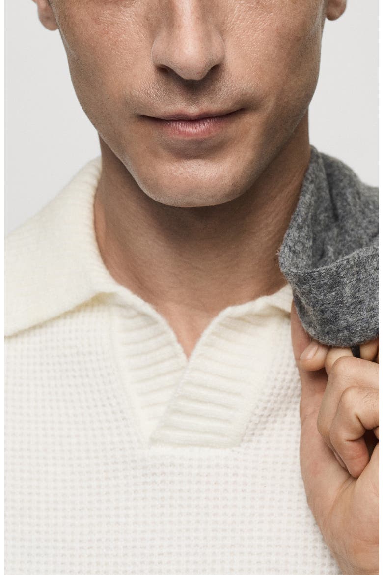 Polo Sweater, Alternate, color, OFF WHITE