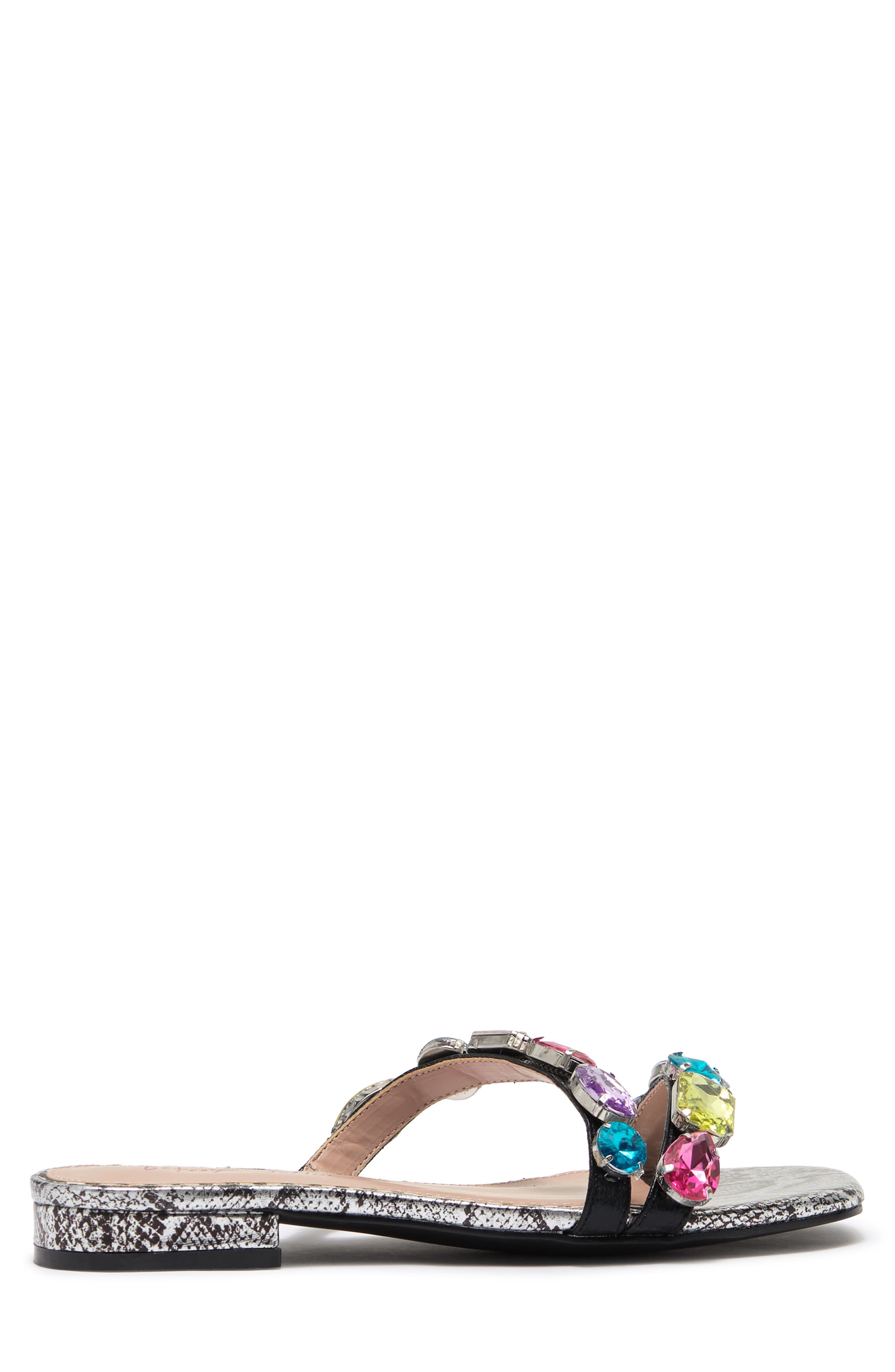 Betsey Johnson Willet Flat Sandal, Alternate, color, 