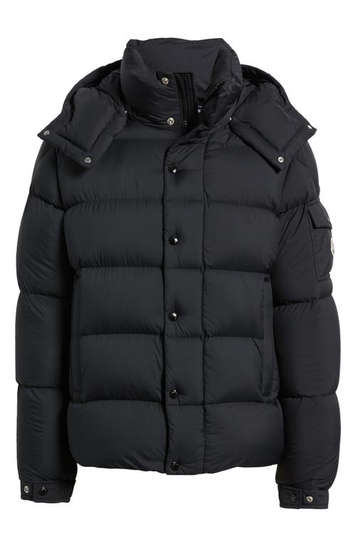 Moncler Maya 70 Hooded Quilted Down Jacket In Black