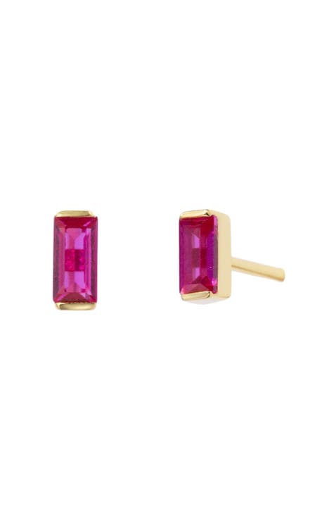 Baguette Stud Earrings