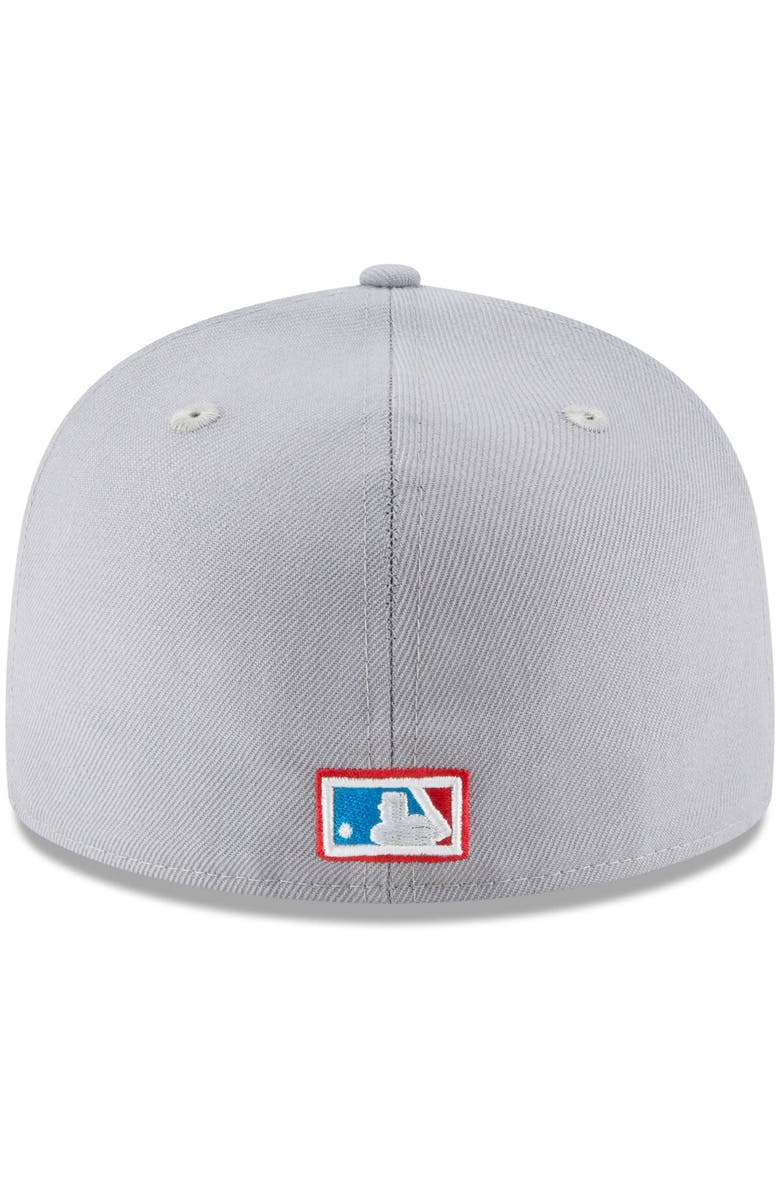 New Era Men's New Era Gray New York Yankees Cooperstown Collection Wool 59FIFTY Fitted Hat, Alternate, color, Gray