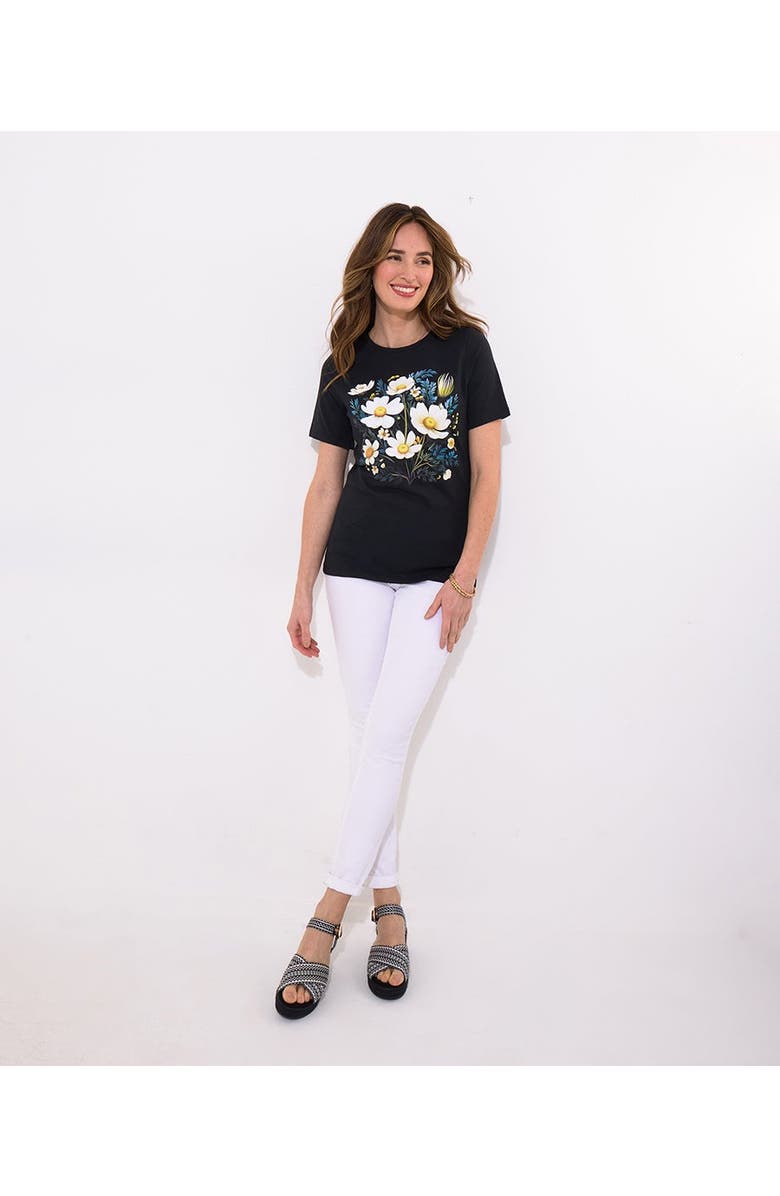 Joe Browns Cotton Slub Graphic Tee, Alternate, color, Fancy Floral