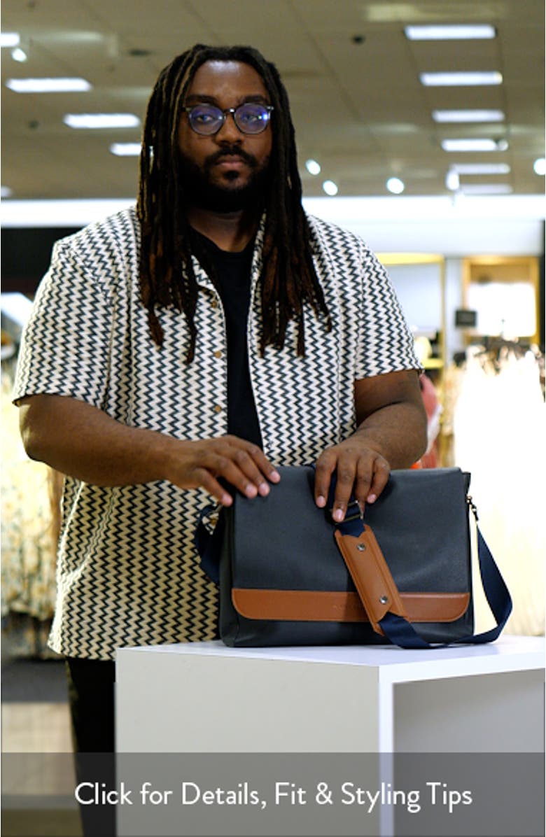 Triboro Leather Messenger Bag