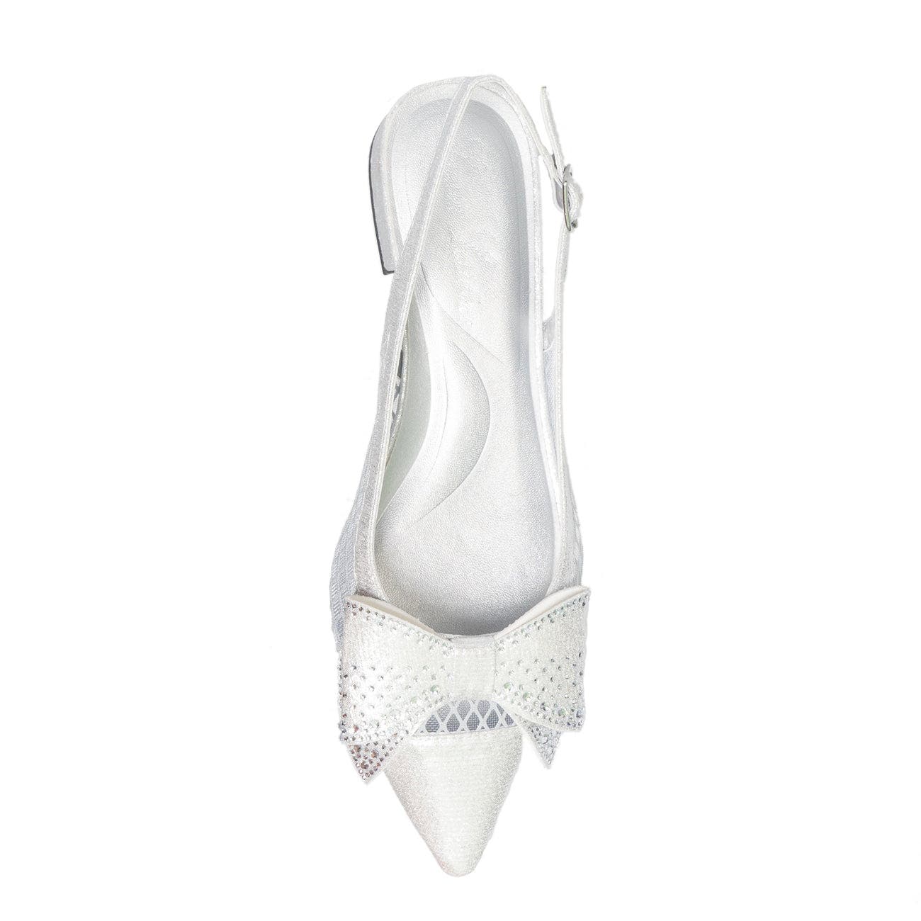 Bow Slip-Ons, Alternate, color, SILVER