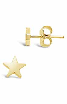 Sterling Forever Star Stud Earrings