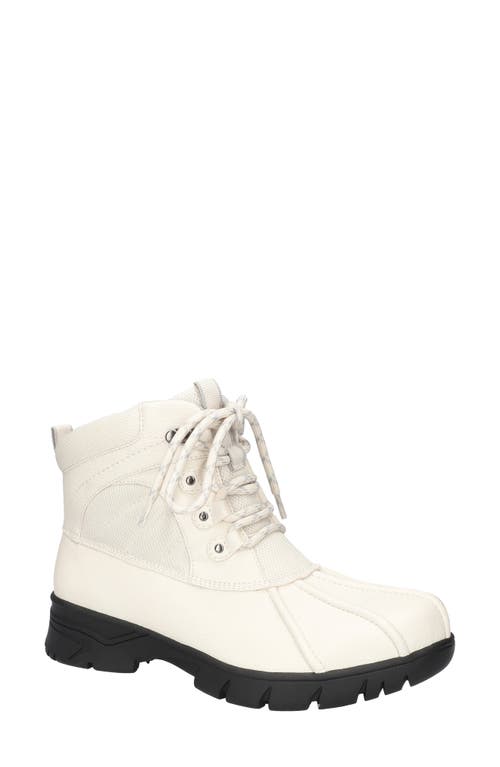 EASY STREET Stormy Waterproof Bootie in Winter White 