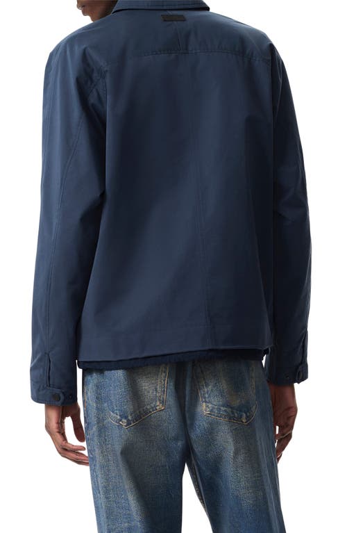 Rag & Bone Chester Cotton Blend Jacket In Ink Blue