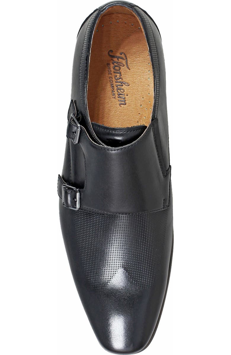 Florsheim Postino Textured Double Strap Monk Shoe, Alternate, color,