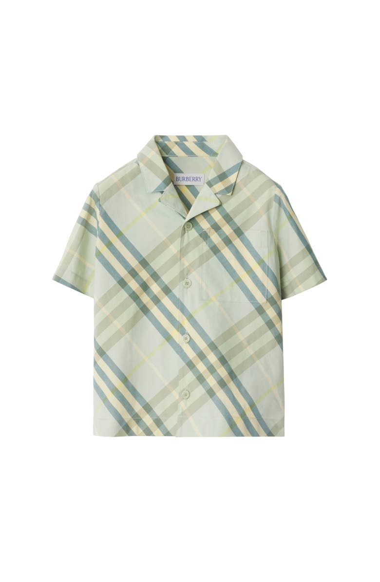 Burberry Check Cotton Shirt, Main, color, 