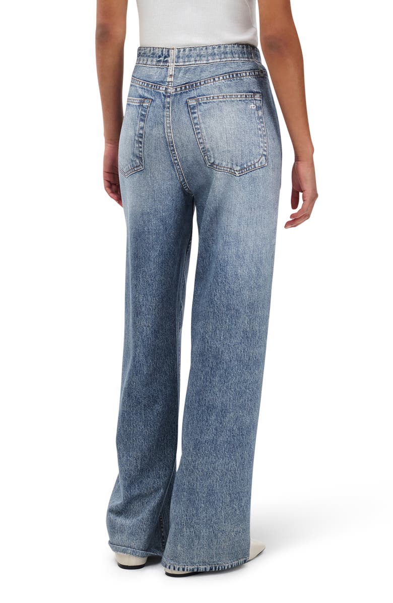 Miramar Wide Leg Cotton Terry Sweatpant Jeans