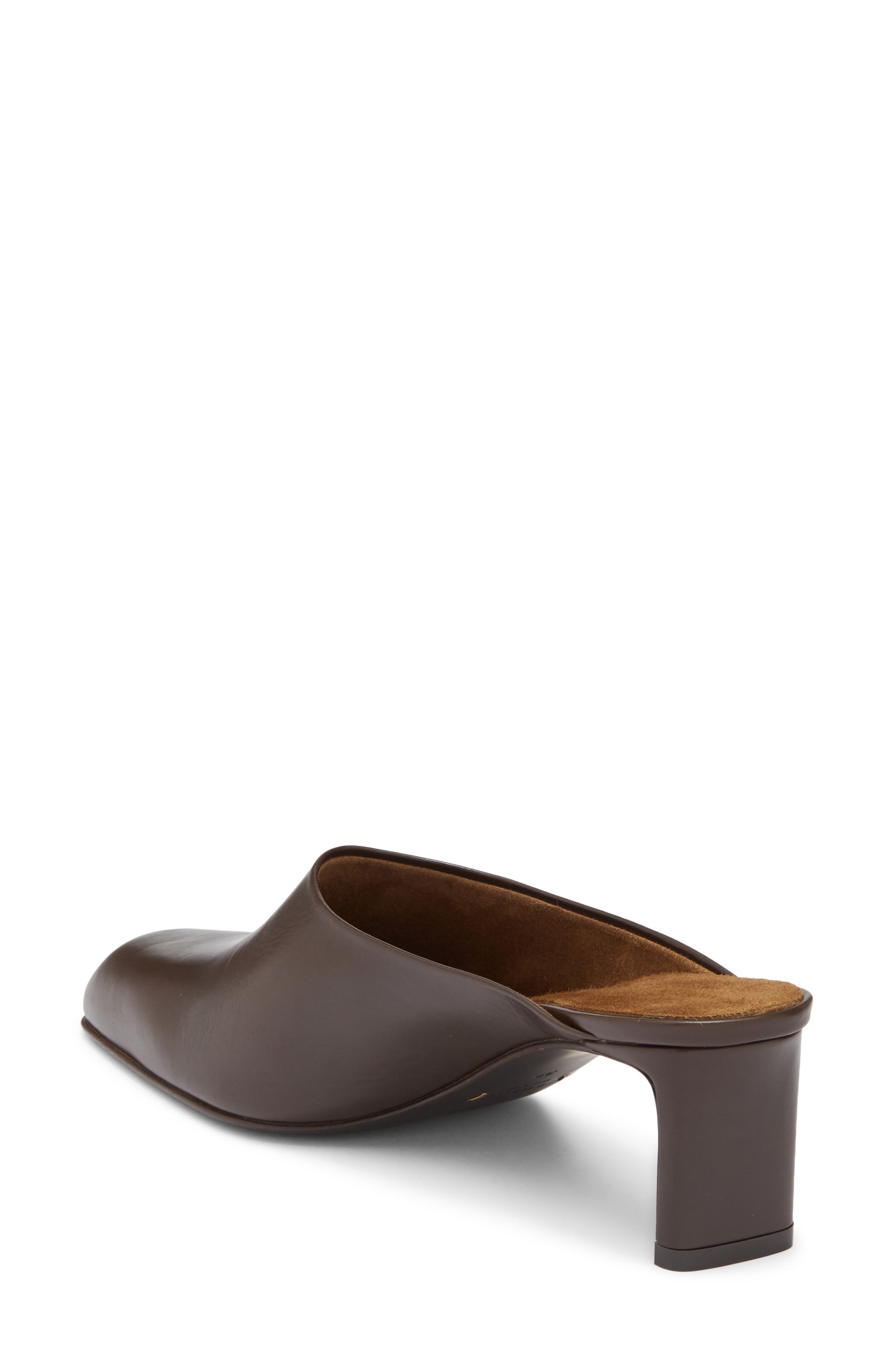 Khaite Colt Square Toe Mule, Alternate, color, Cacao