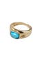  Gold /Blue Topaz