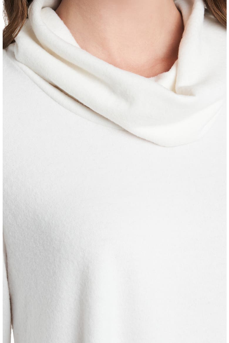 Brushed Cowl Neck Sweater, Alternate, color, SOFT ECRU