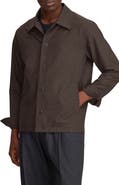 NN07 Zander Pinstripe Shirt Jacket
