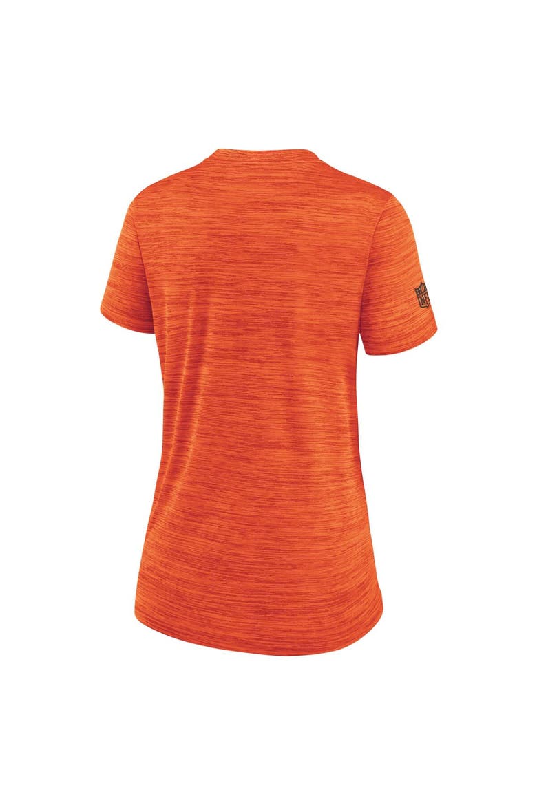 Women's Nike Orange Cleveland Browns Sideline Velocity Dri-FIT T-Shirt, Alternate, color, Orange