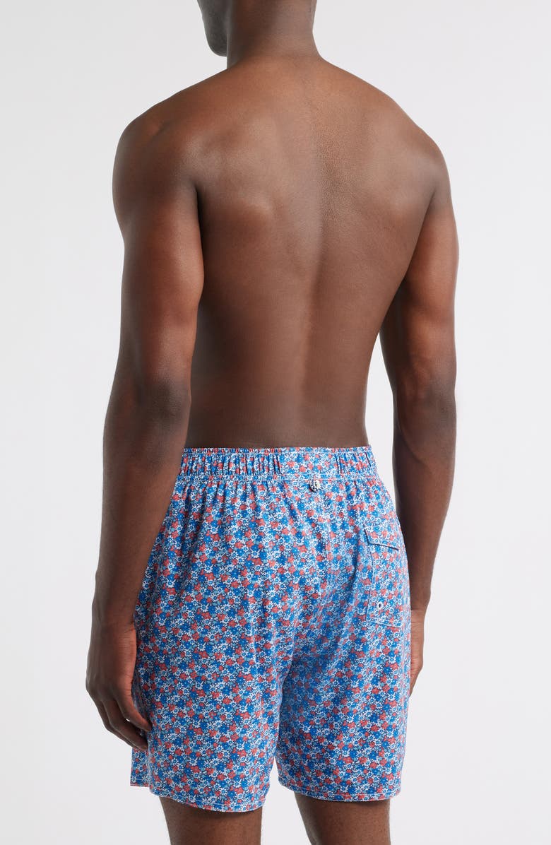 johnnie-O Freesia Swim Trunks, Alternate, color, Navy