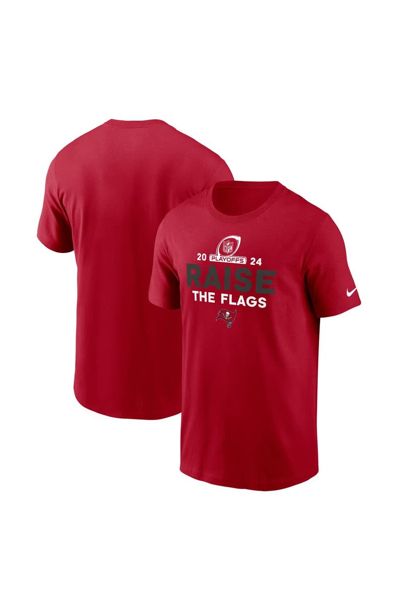 Nike Men's Nike  Red Tampa Bay Buccaneers 2024 NFL Playoffs T-Shirt, Alternate, color, 