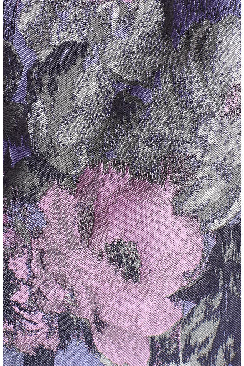 Embellished Jacquard Fit & Flare Dress, Alternate, color, LILAC