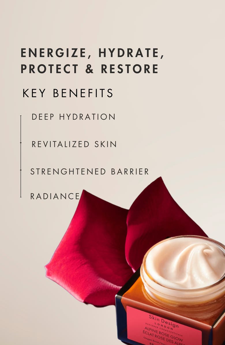 Skin Design London Alpine Rose Glow Cream, Alternate, color, 