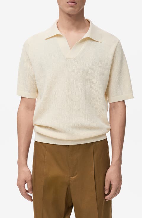 Structured Knit Polo