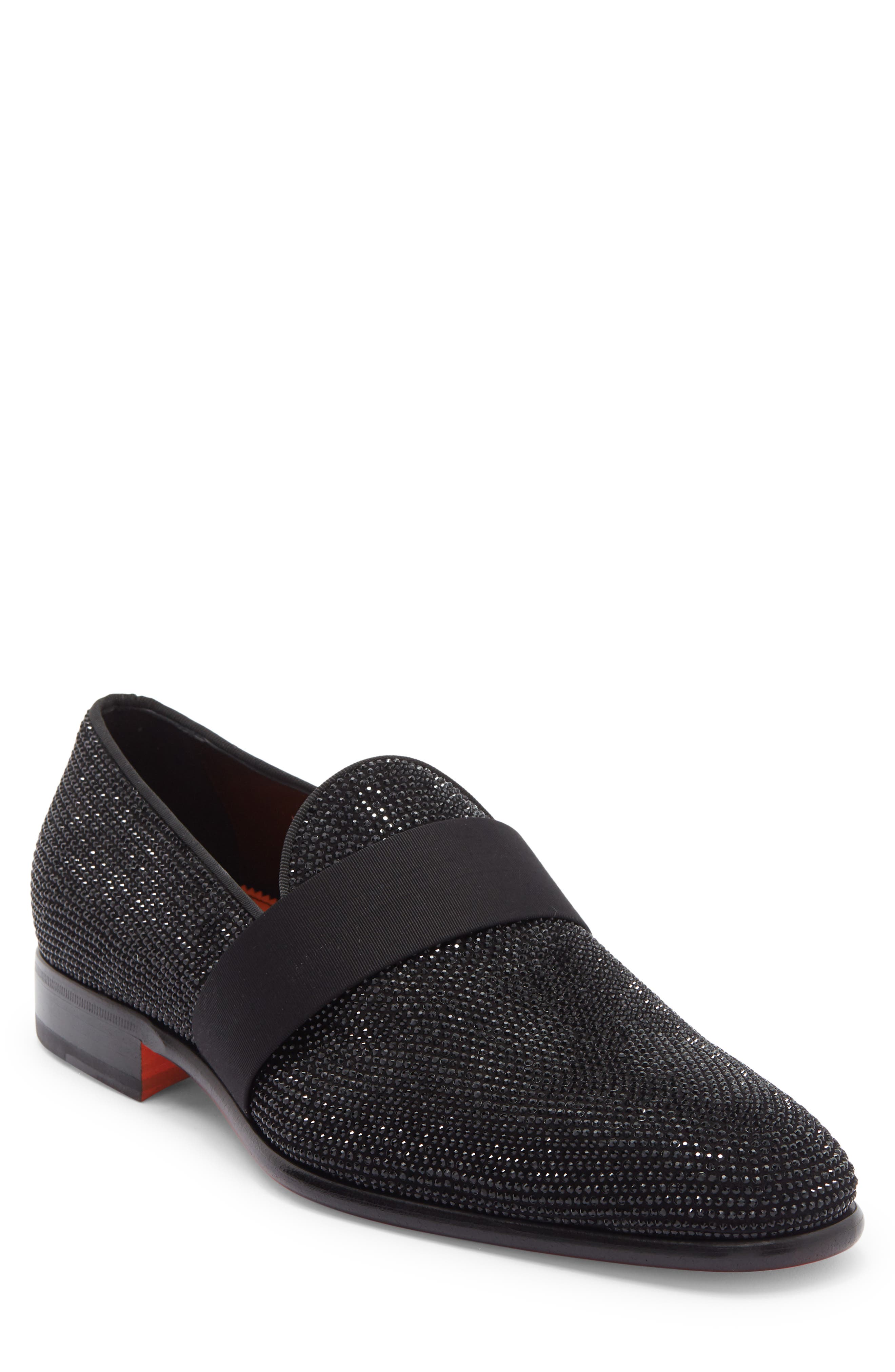 Santoni Isomer Crystal Loafer, Main, color, 