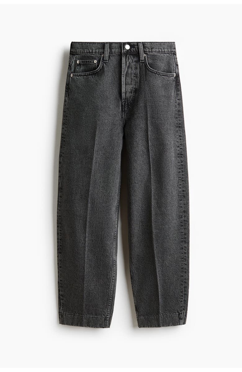 H&M Barrel High Ankle Jeans, Main, color, 