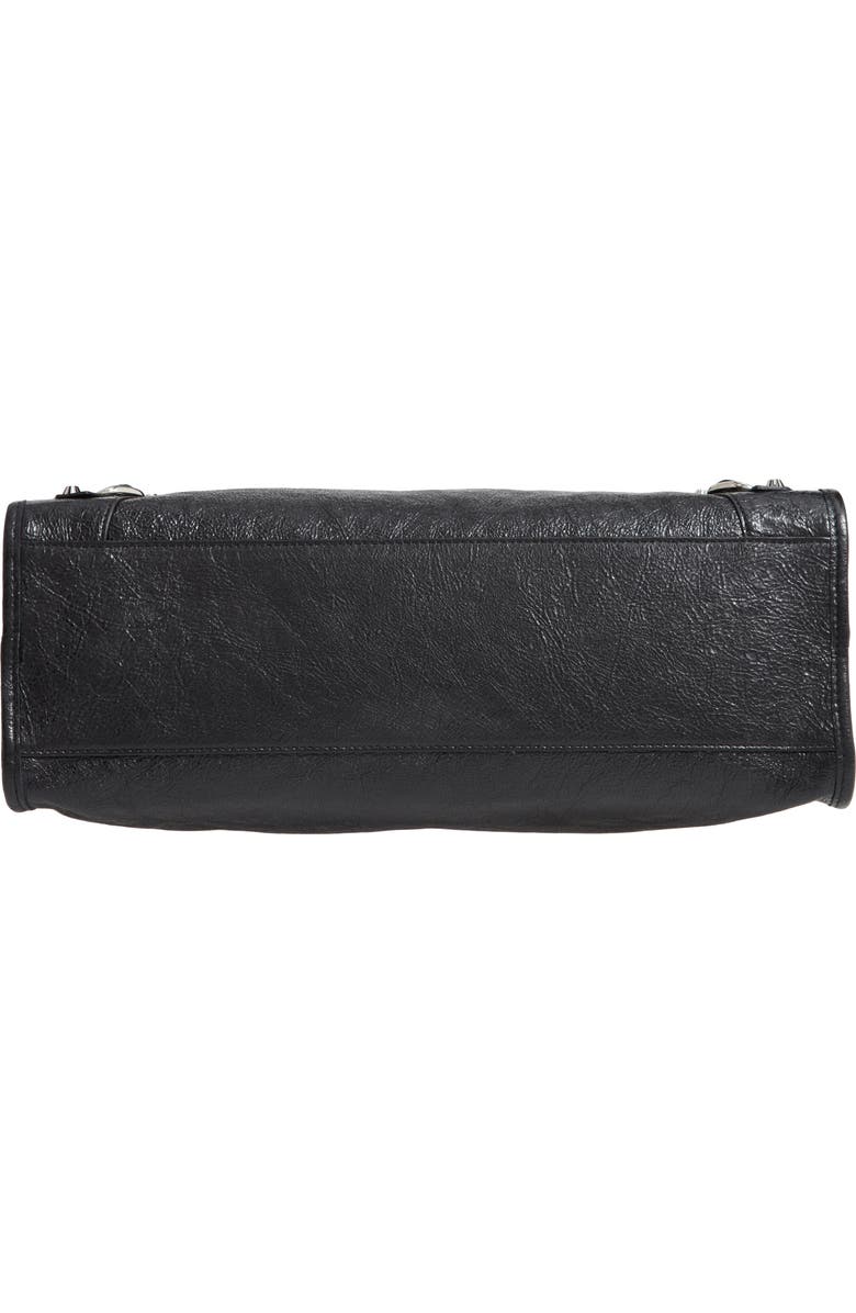 Balenciaga Classic City AJ Logo Strap Leather Tote, Alternate, color,