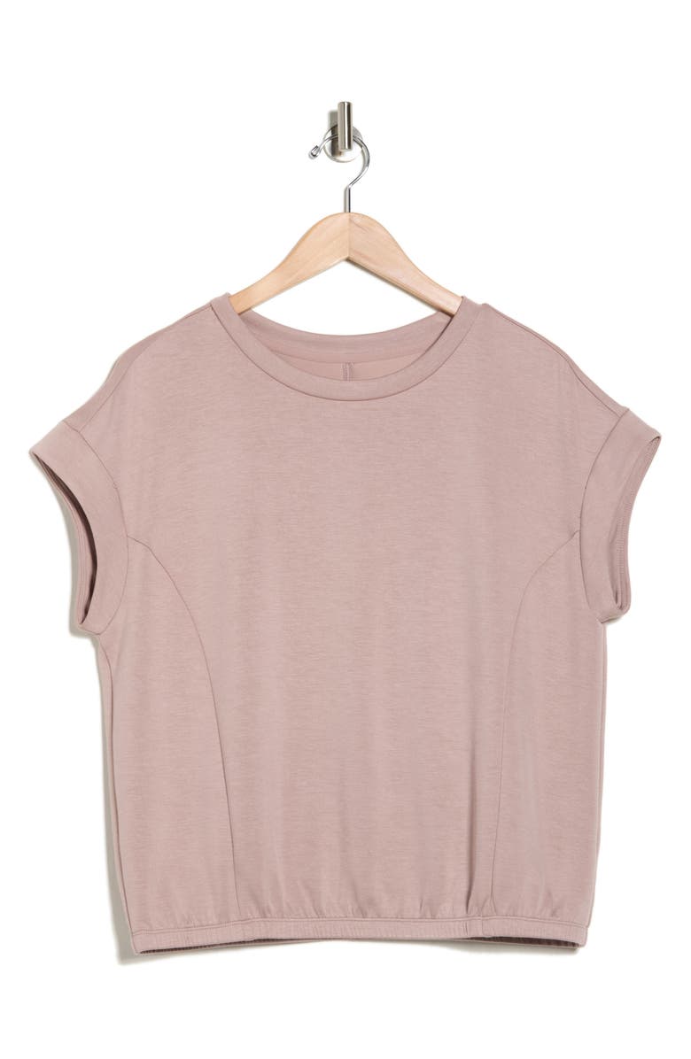 APANA Dolman Sleeve Scuba Knit Top, Alternate, color, Bark