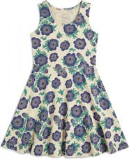 Mightly Girls Toddler Fair Trade Organic Cotton Print Sleeveless Twirl Dress