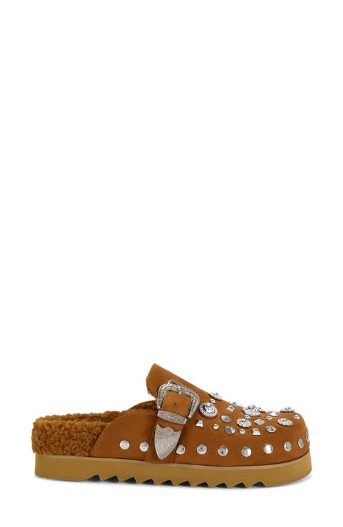 Azalea Wang Chatter Buckle Mule In Brown