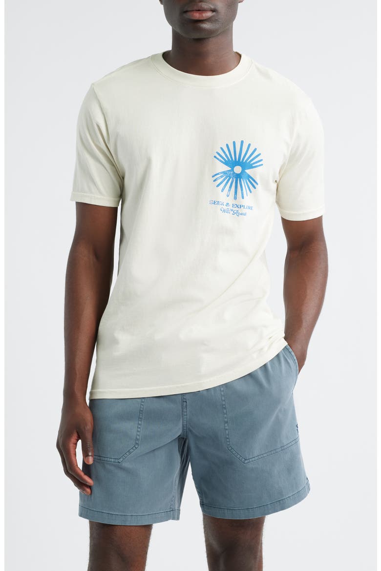 Seek and Explore Cottton Graphic T-Shirt, Main, color, WASHED OFF